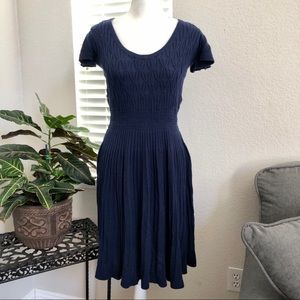 Anthropologie | Sparrow Amarena Navy Sweater Dress
